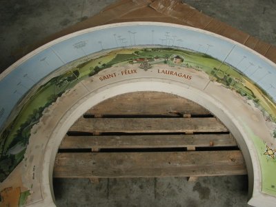 TABLE D'ORIENTATION SUR LES REMPARTS