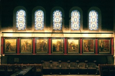 Le chemin de Croix de Gustave Moreau à l'Eglise Notre Dame de Decazeville (groupes)