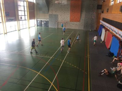 Mur d'escalade de l'Espace Pierre Leroux