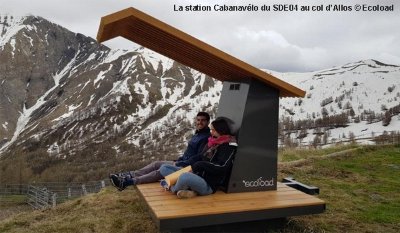 Borne de recharge pour vélo électrique