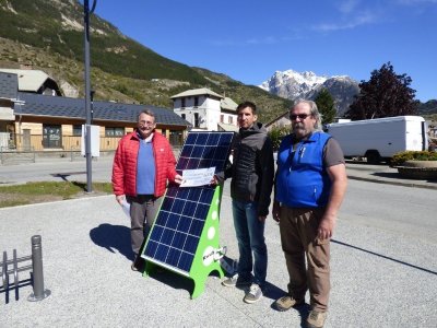 Borne de recharge pour vélo électrique