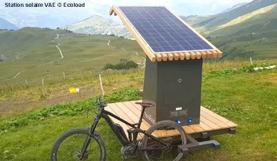 Borne de recharge pour vélos à assistance électrique