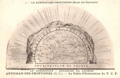 TABLE D'ORIENTATION DU BASTION DES FRONTIGNES