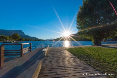 Plage Nord du Plan d'eau d'Embrun