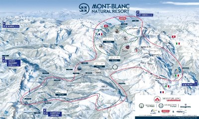 Itinéraire VTT - T : E-Bike MB France-Italie depuis Argentière