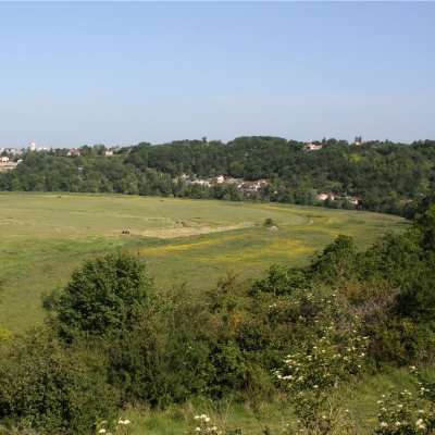 Le coteau et la prairie du Châtelier