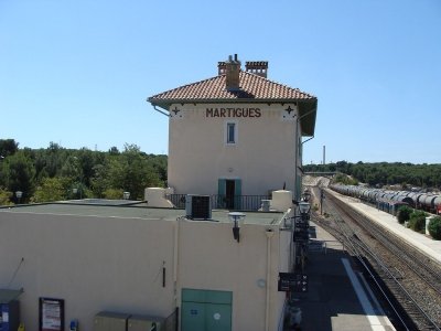 La voie verte de la gare de Lavéra vers le centre-ville