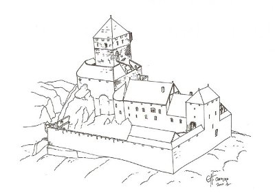 Le château de Bilstein-Aubure