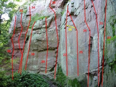 Site naturel d'escalade de Bergoltz