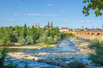 Promenade sur les berges de l'Allier