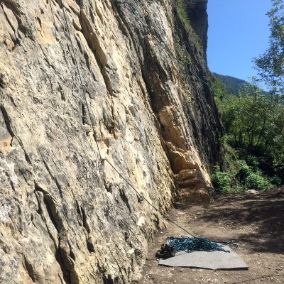 Escalade rocher de Villette