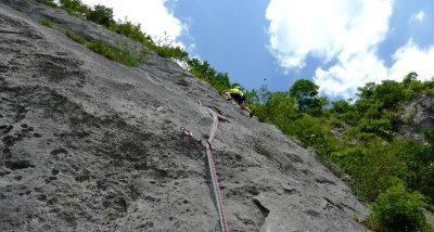 Voie d'escalade La Pierre du Quart