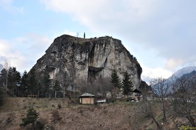 Le rocher de Villarodin