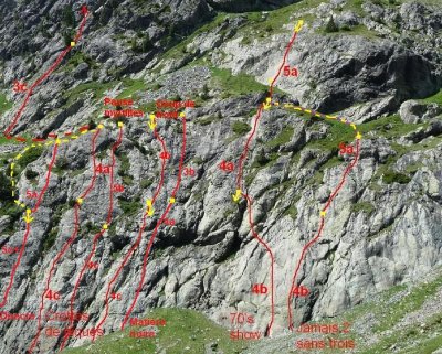 Site d’escalade de la Croix de Chamrousse