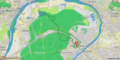 itinéraire de vélo à assistance électrique