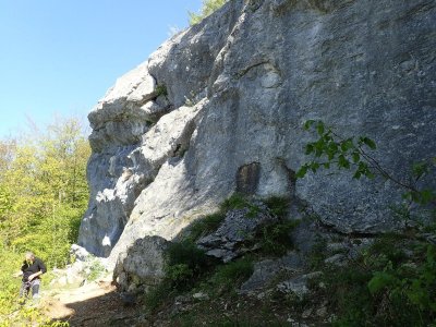 Voies d'escalade la dalle de Nonglard