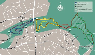 Parcours pédestre la forestière