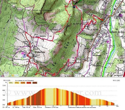 Site d’escalade des Saillants / L'Echaillon