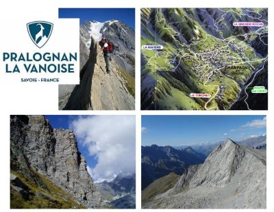 Voie d'escalade des Côtes Blanches