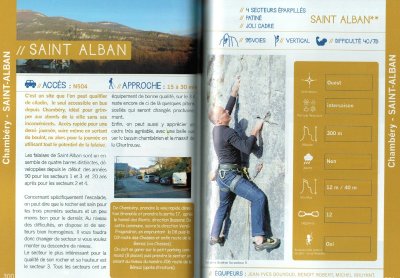 Voie d'escalade de Cessens