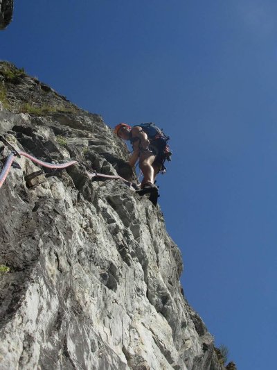 Voie d'escalade Marie-Christine