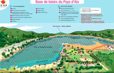 Plan d'eau de Plantain - Lac de Peyrolles