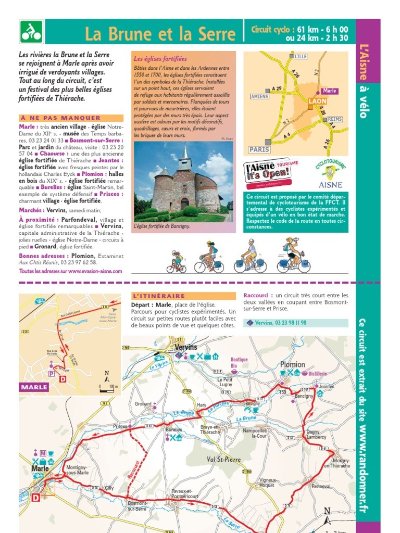 L'Aisne à vélo : la Brune et la Serre