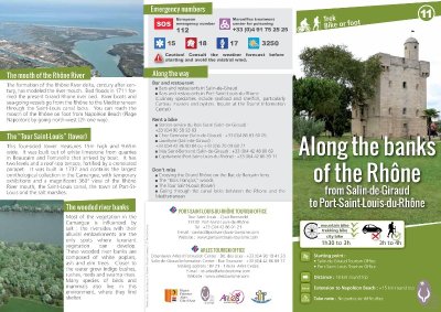 Sur les rives du Rhône, à vélo