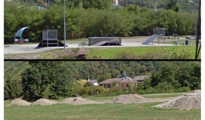 Skate Park et champ de bosse