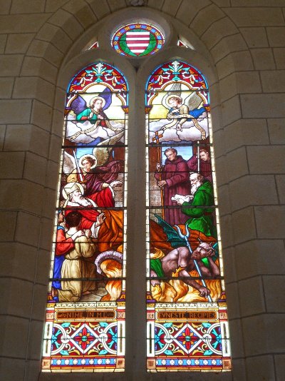 Le vitrail de l’église de Saint-Martin