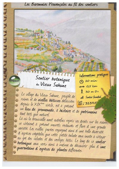 Sentier botanique du Vieux Sahune