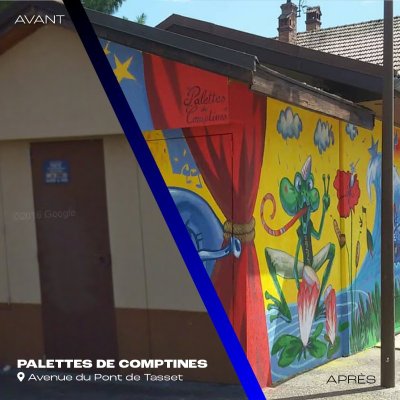 Fresques collectives à Meythet