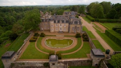 La charmille du château de Lanvellec