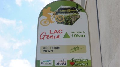 Circuit vélo - De Oyonnax au Lac Genin