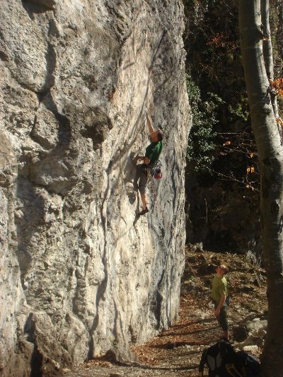 Voie d'escalade Rocher du Chatelard