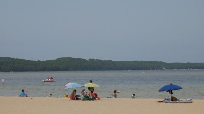 Plage surveillée Le Montaut