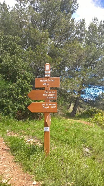 Randonnée pédestre GR 52 de Castellar à Sospel