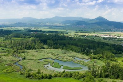 Circuit vélo dans le Ried