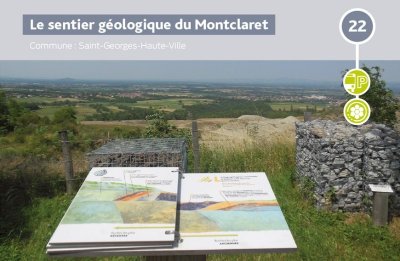 Sentier géologique de Montclaret - PR 41