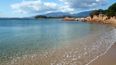 La plage de Cala Rossa