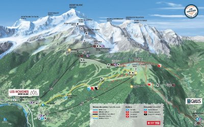 Itinéraire VTT - P : Des Houches à Servoz - Le Chemin des Diligences