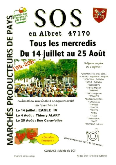 Sos, la promenade de Campet