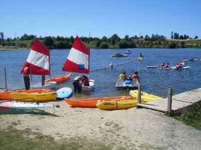 Sentiers pédestre et VTT autour du lac du Val de Lenne