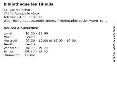 Bibliothèque Les Tilleuls