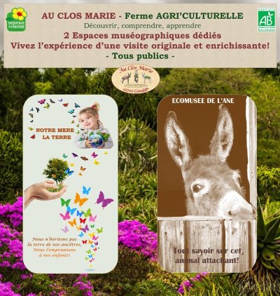 Au clos marie - écomusée de l'âne et  "notre mère la terre" espace scénographique