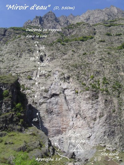 Site d'escalade de la dalle de Chantelouve