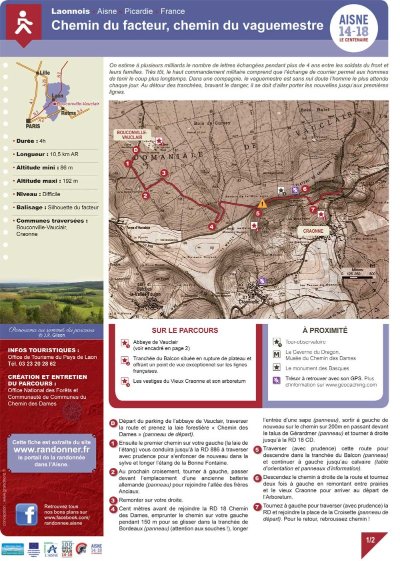 Chemin du facteur, chemin du vaguemestre