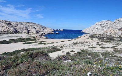 Plage de la calanque de Morgiret