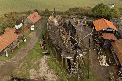 Espace Tourville - chantier de construction du Jean-Bart