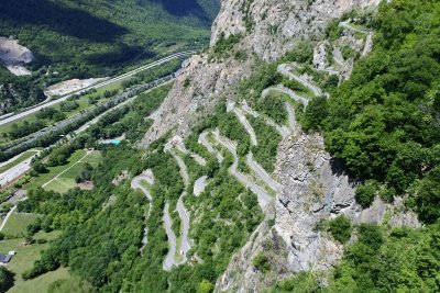 Boucle des lacets de Montvernier en VAE